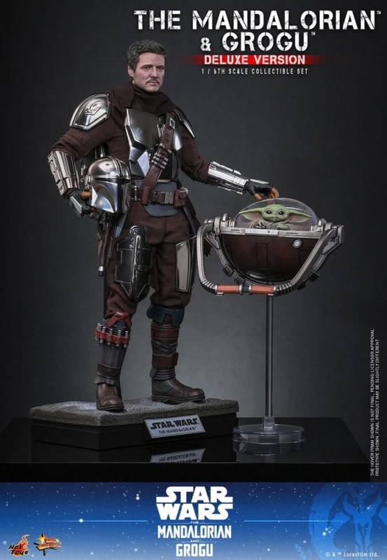Star Wars: The Mandalorian & Grogu Movie Masterpiece Action Figure 1/6 The Mandalorian and Grogu (De 11