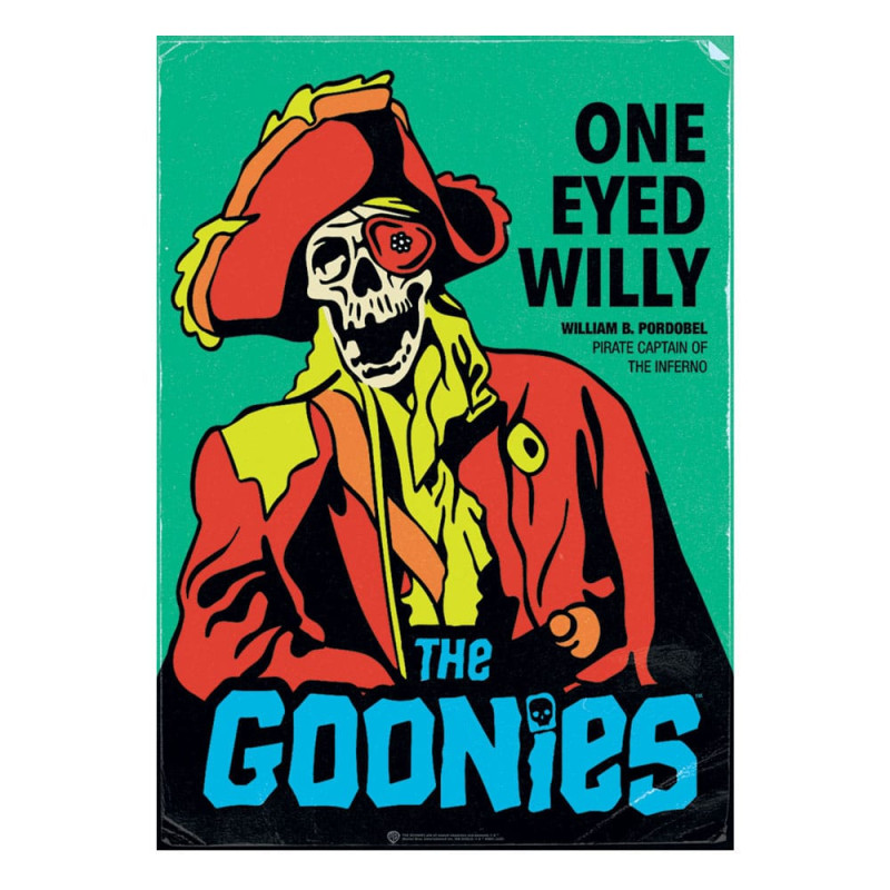 The Goonies Art Print 40th Anniversary One Eyed Willy Limited Edition 42 x 30 cm