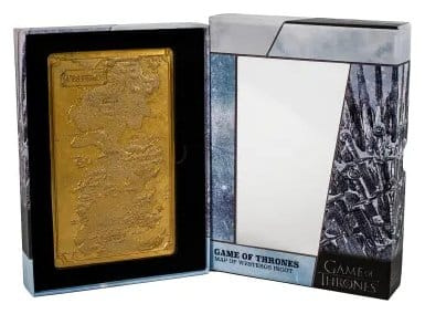 Game of Thrones Ingot Map of Westeros 2