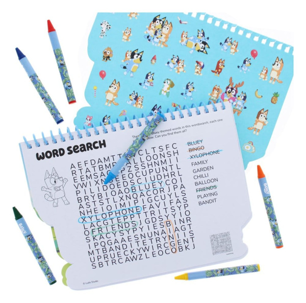 Bluey Travel Colouring Set 5