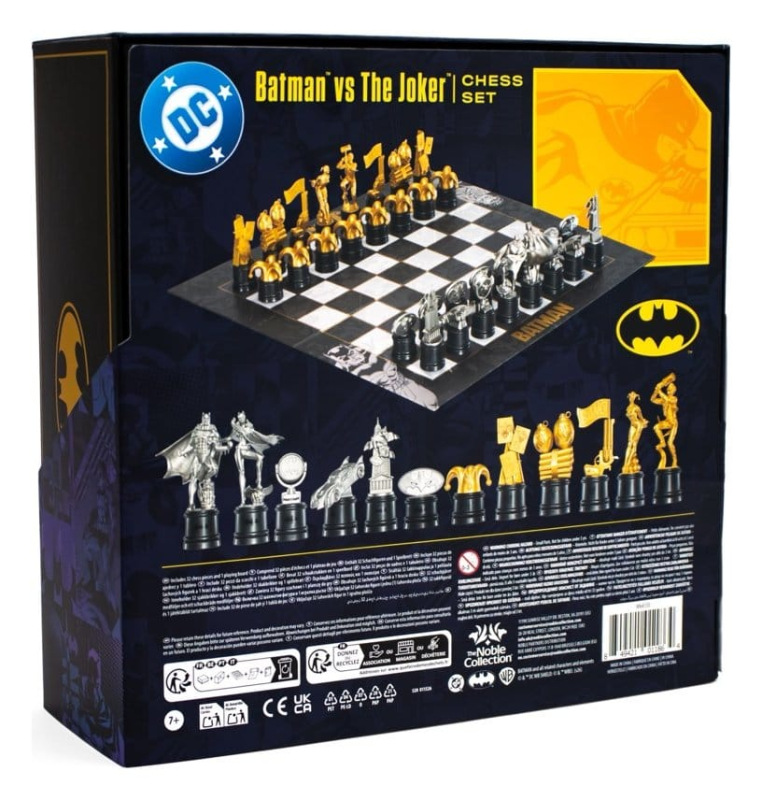 DC Comics Chess Set Batman vs. The Joker 47 cm 5