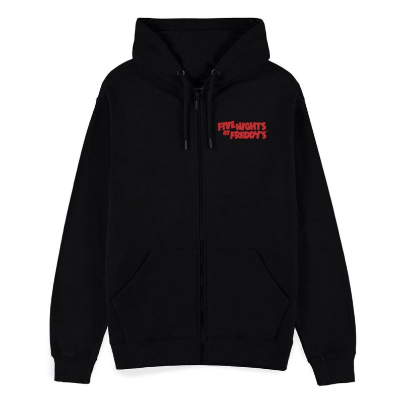 Five Nights at Freddy's Zipper Hoodie Can You Survive Size S 1