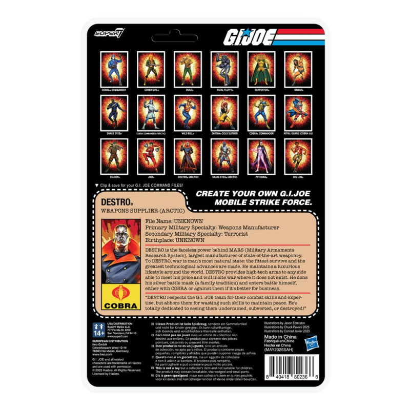GI Joe (Movie) ReAction+ Action Figure Wave 5 Arctic Destro (Movie) 10 cm 2