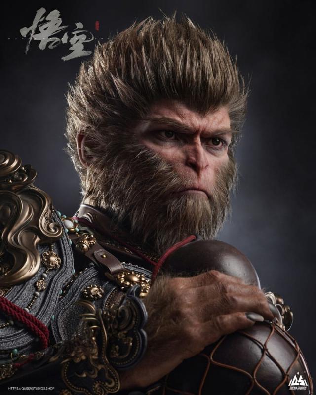 Black Myth: WuKong The Destined Bust 1/1 WuKong 100 cm 8