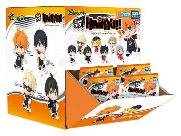 Haikyu!! Twinchees Dangler Mini Figures Defofig! 5 cm Blind Pack Display (24) 10