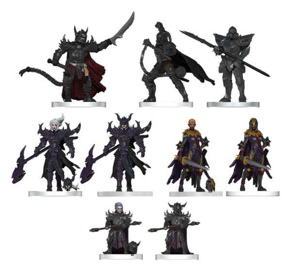 Pathfinder Battles Boxed prepainted Miniatures Hellknight Vanguard 20 cm