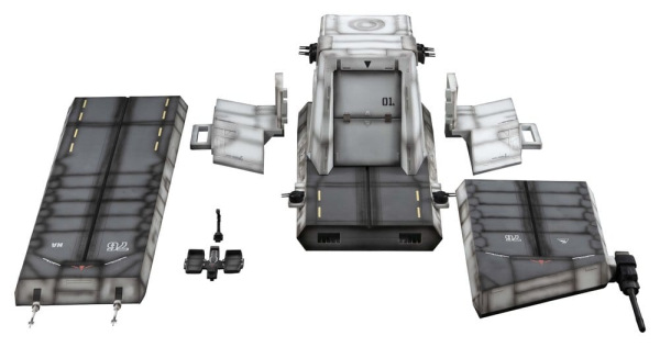 Gundam Unicorn Realistic Model Series Diorama 1/144 Scale Nahel Argama Catapult Deck (UC ver.) 138 c 5