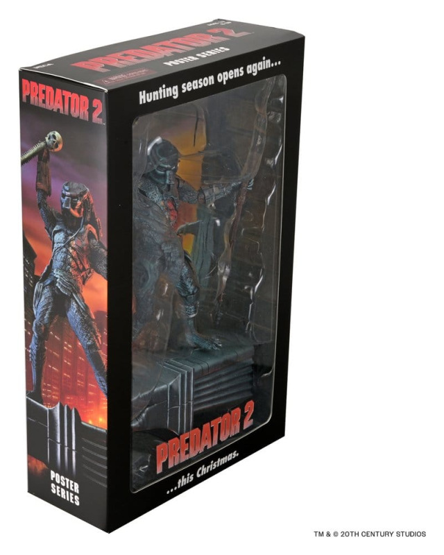 Predator 2 Action Figure City Hunter Poster Series 18 cm 1