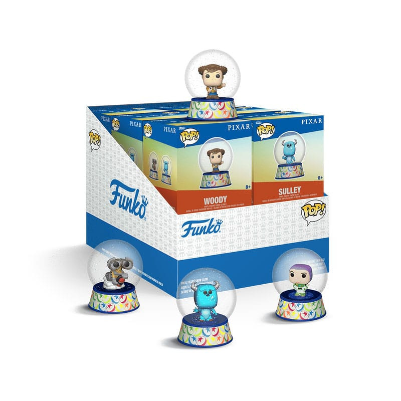 Pixar by Loungefly Pins Blind Keychains Snowglobes Display (12)
