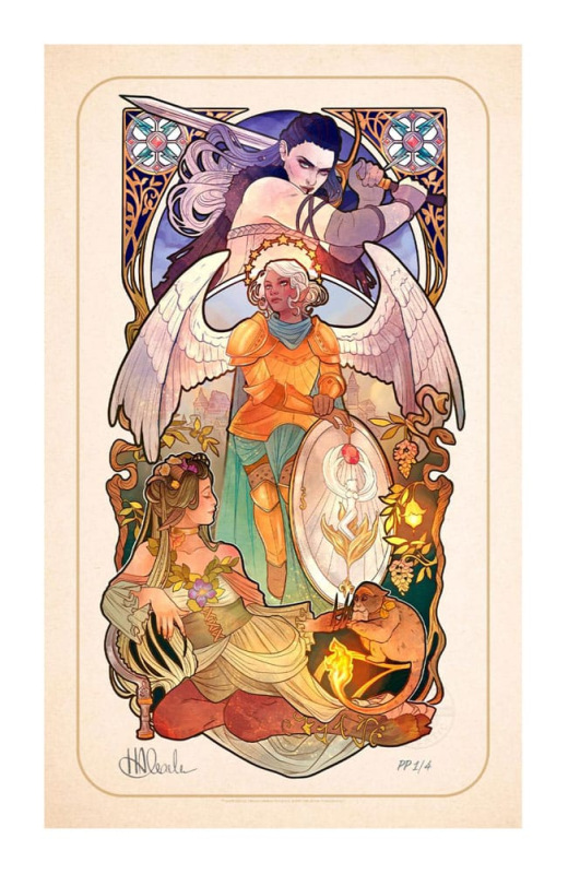 Critical Role Art Print Ashley Johnson: 10th Anniversary Art Nouveau Illustrations 46 x 28 cm - unfr