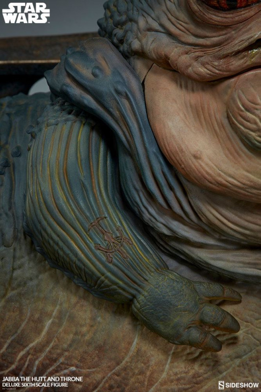 Star Wars Episode VI Action Figure 1/6 Jabba the Hutt & Throne Deluxe 34 cm 6