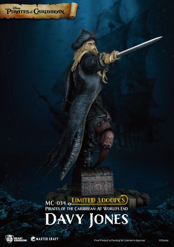 Pirates of the Caribbean: At World's End Master Craft Statue Davy Jones 42 cm 2