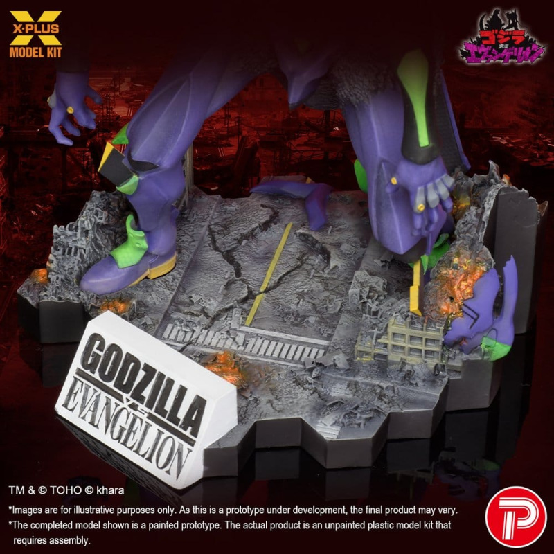 Godzilla vs. Evangelion Plastic Model Kit Evangelion Test Type-01 “G” Awakened Form 20 cm 10
