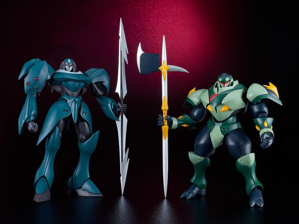 Starknight Tekkaman Blade Moderoid Plastic Model Kits 2-Pack Tekkaman Dagger & Tekkaman Axe 1