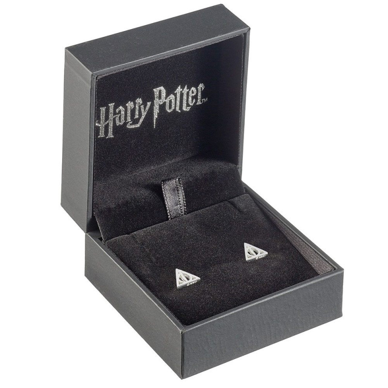 Harry Potter Deathly Hallow Stud Earrings (Sterling Silver) 1