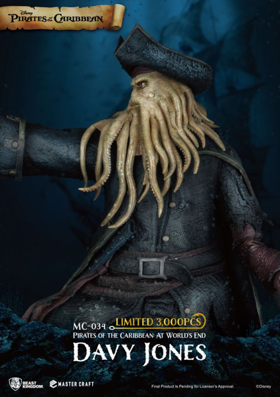Pirates of the Caribbean: At World's End Master Craft Statue Davy Jones 42 cm 5