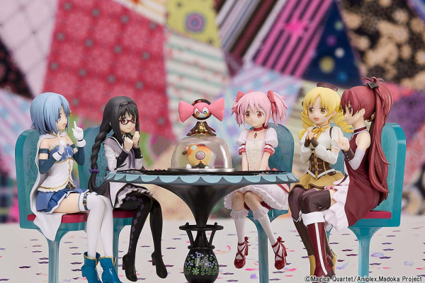Puella Magi Madoka Magica The Movie: Rebellion PVC Statue Tea Party Cake Song Ver. Set 18 cm 3