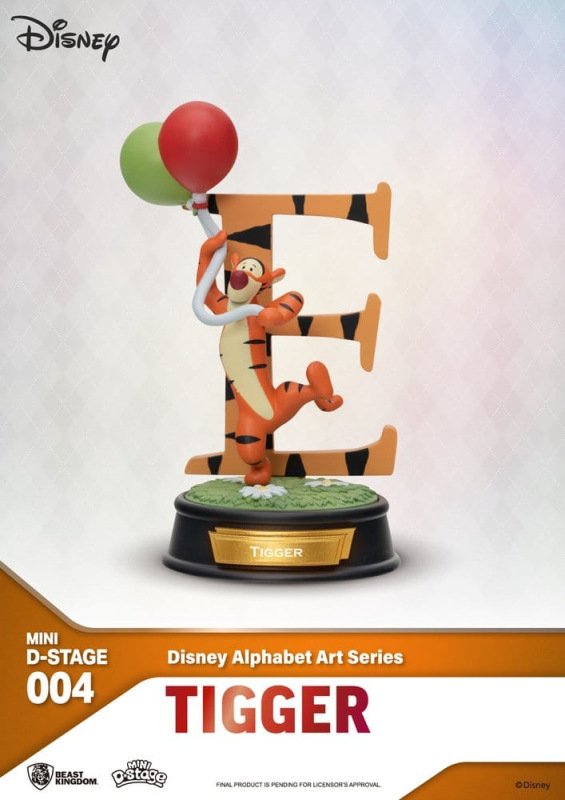 Disney Mini Diorama Stage Statues 6-pack Alphabet Art 10 cm 9