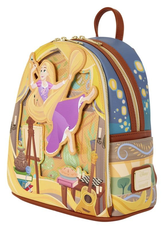 Tangled by Loungefly Mini Backpack Rapunzel Painting 9