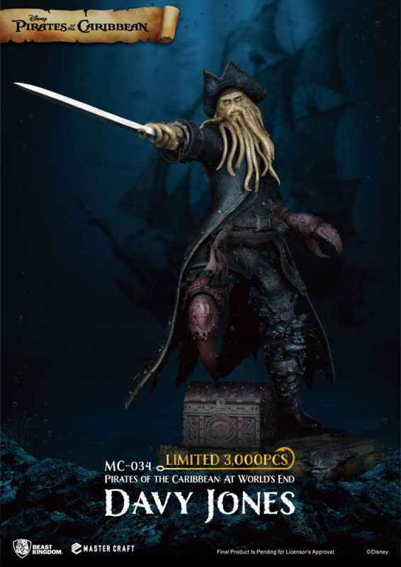 Pirates of the Caribbean: At World's End Master Craft Statue Davy Jones 42 cm 9