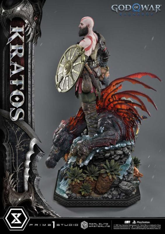 God of War: Ragnarok Real Elite Masterline Series Statue 1/3 Kratos Ultimate Version 95 cm 10