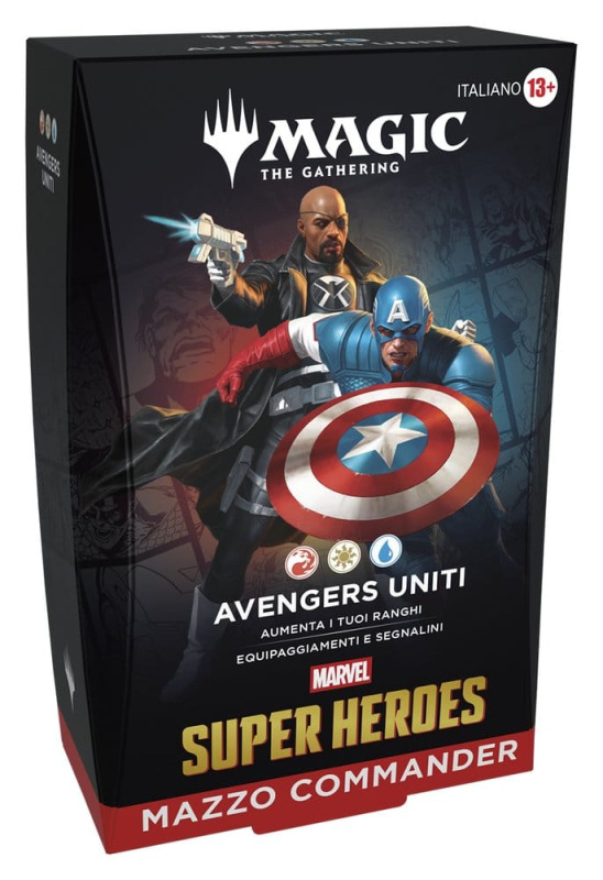 Magic the Gathering Marvel Super Heroes Commander Decks Case (4) italian 1