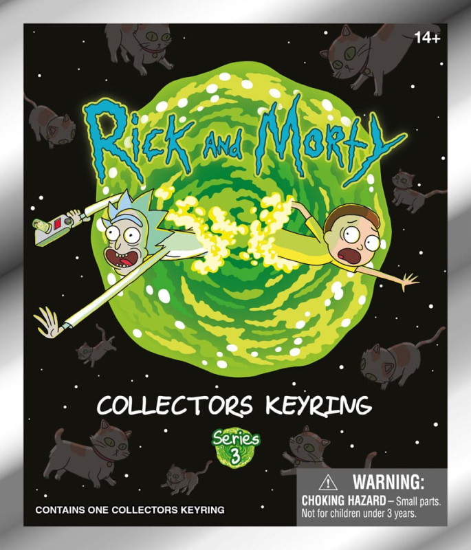 Rick and Morty PVC Bag Clips Series 3 Display (24) 1