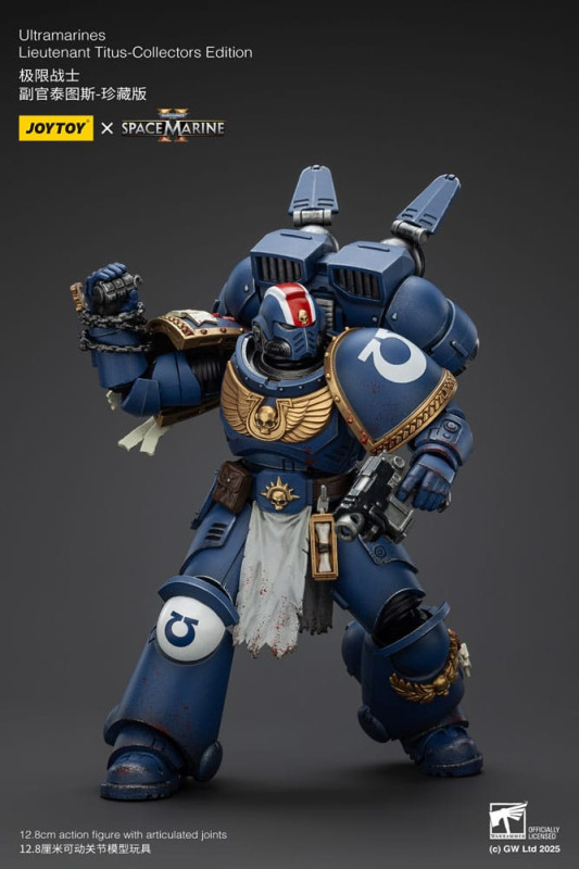 Warhammer 40,000: Space Marine 2 Action Figure Ultramarines Lieutenant Titus Collectors Edition 13 c 2