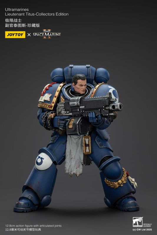 Warhammer 40,000: Space Marine 2 Action Figure Ultramarines Lieutenant Titus Collectors Edition 13 c 13