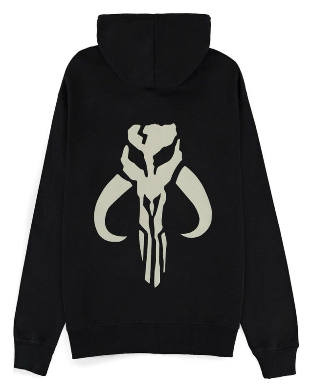 Star Wars: The Mandalorian & Grogu Zipper Hoodie Mythosaur skull Size S 1