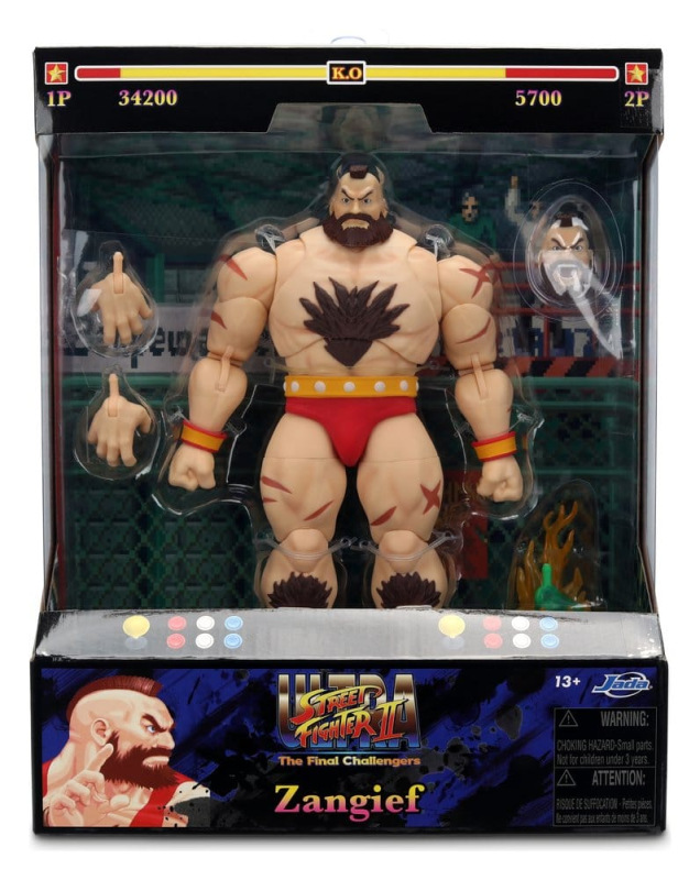 Ultra Street Fighter II: The Final Challengers Action Figure 1/12 Zangief 18 cm 14