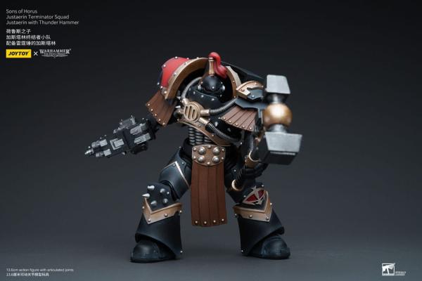 Warhammer The Horus Heresy Action Figure 1/18 Sons of Horus Justaerin Terminator Squad Justaerin wit