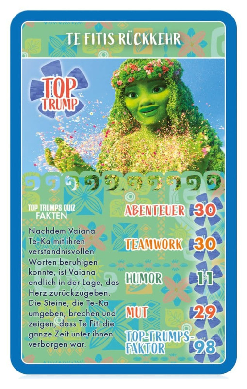 Moana Card Game Top Trumps *German Version* 1