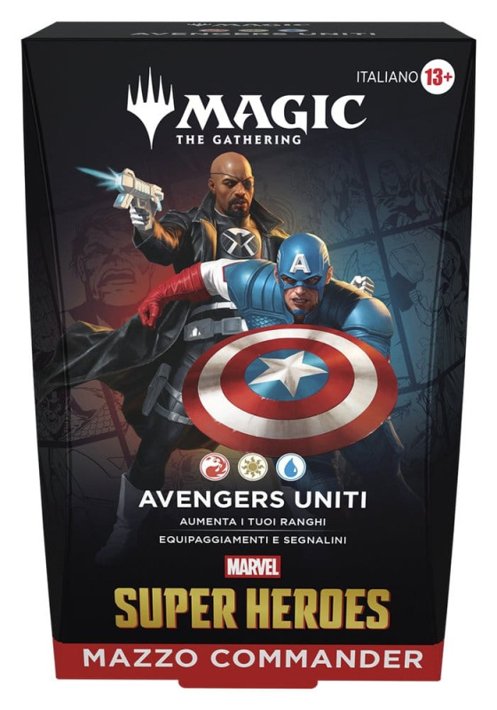 Magic the Gathering Marvel Super Heroes Commander Decks Case (4) italian 2