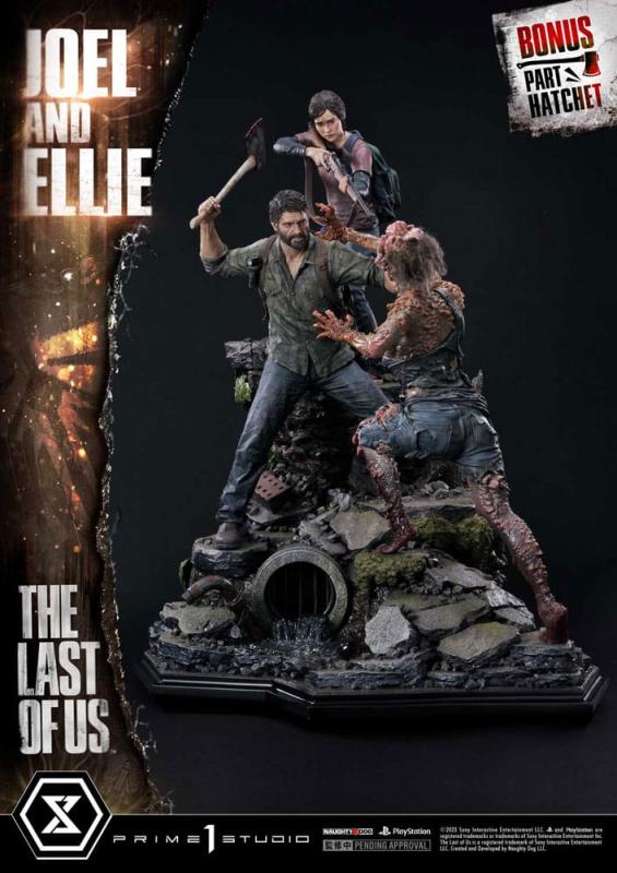 The Last of Us Part I Ultimate Premium Masterline Series Statue Joel & Ellie Deluxe Bonus Versio