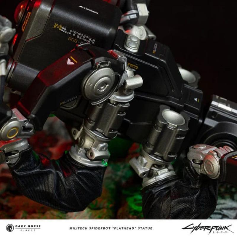 Cyberpunk 2077 Statue Militech Spiderbot "Flathead" 25 cm