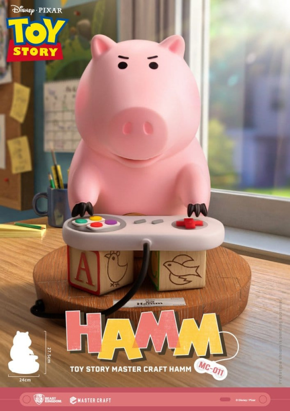 Toy Story Master Craft Statue Hamm 28 cm 7
