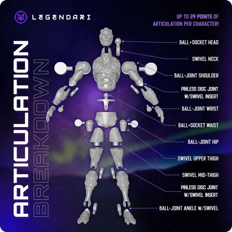 Legendari Actionfigur 1/10 Pale King 18 cm