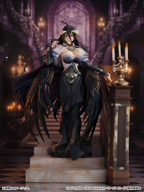 Overlord SHIBUYA SCRAMBLE FIGURE PVC Statue 1/7 Albedo Jet Black Dress Ver. 28 cm 8