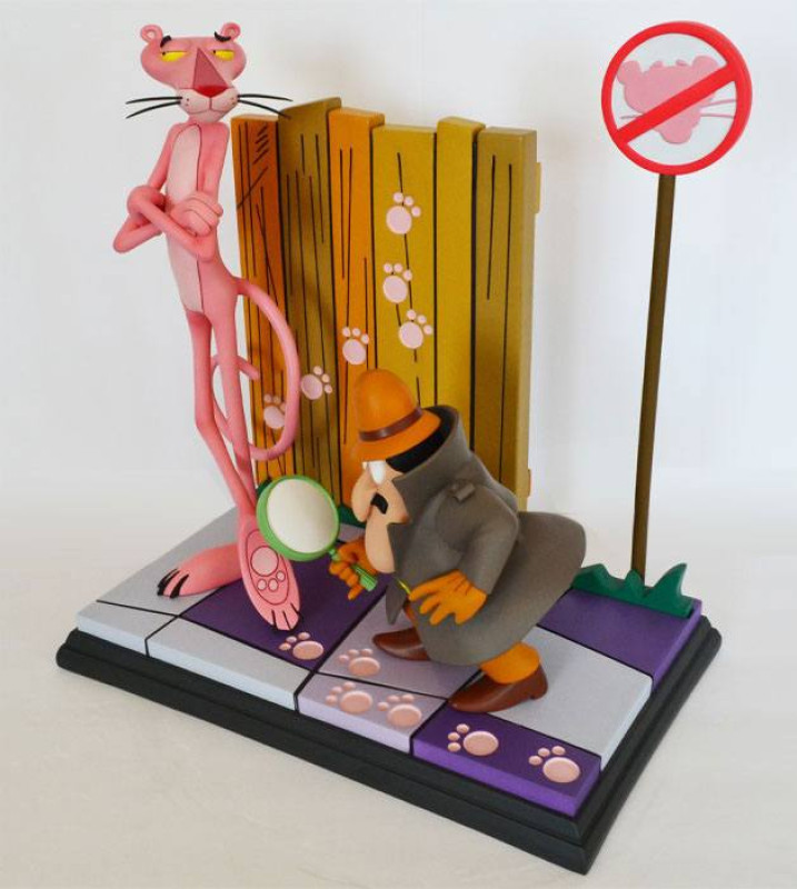 The Pink Panther Statue Pink Panther & The Inspector 41 cm 8