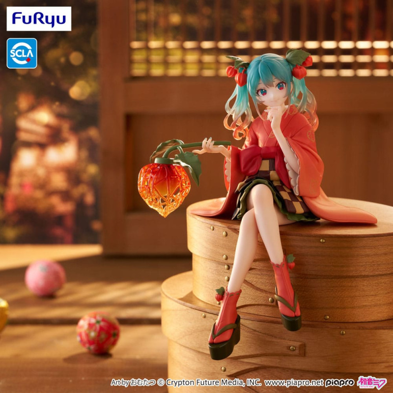 Hatsune Miku Noodle Stopper PVC Statue Flower Fairy Winter Cherry 15 cm 7