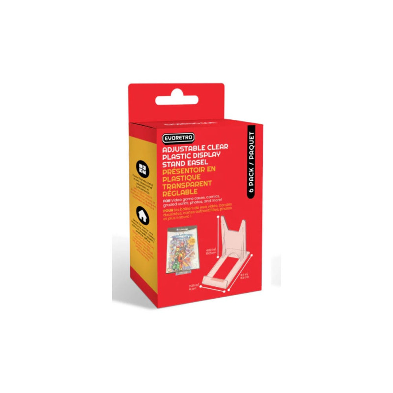 Adjustable Easel Stand 6-Pack Compatible with Video Game Cases 3