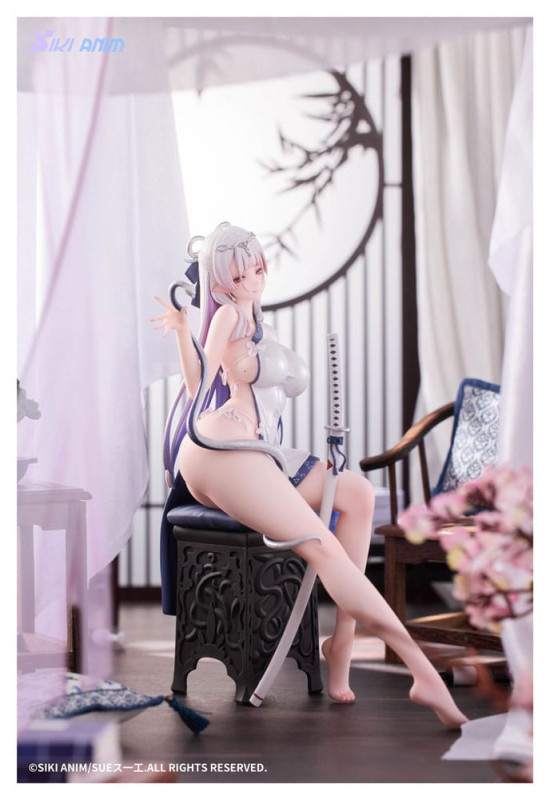 Original Character PVC Statue 1/7 The Color of the Blue - White Snake Deluxe Edition 20 cm 5