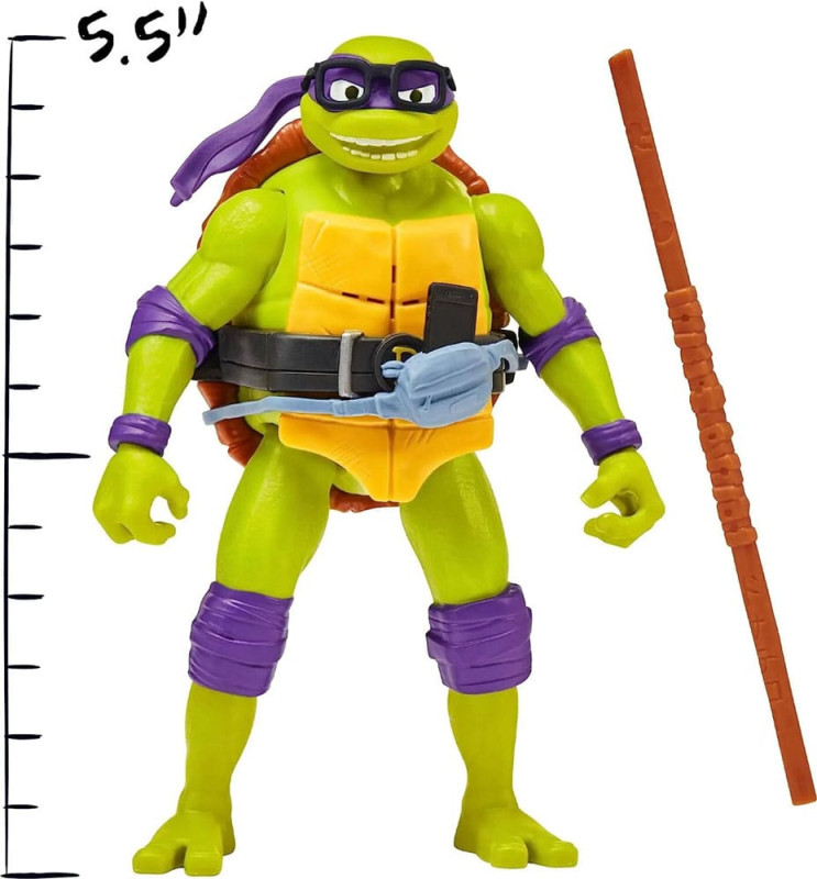 Teenage Mutant Ninja Turtles: Mutant Mayhem Ninja Shouts Action Figure Donatello 14 cm 5