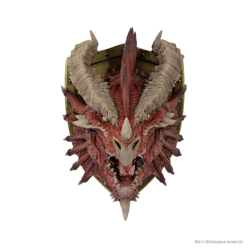 D&D Replicas of the Realms Life-Size Foam Figure Ancient Red Dragon Trophy Plaque - Limited Edition 2