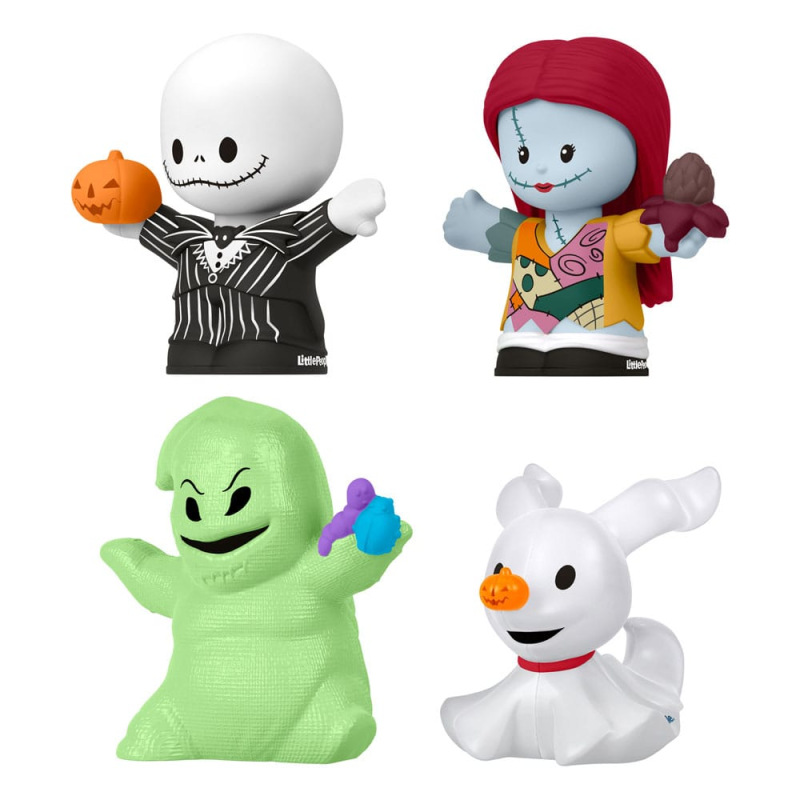 The Nightmare Before Christmas Fisher-Price Little People Collector Mini Figures 4-Pack 7 cm 2