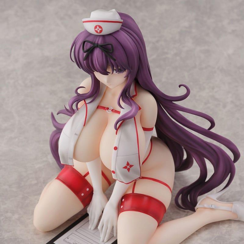 Shinobi Master Senran Kagura: New Link PVC Statue 1/4 Murasaki: Sexy Nurse Ver. 23 cm