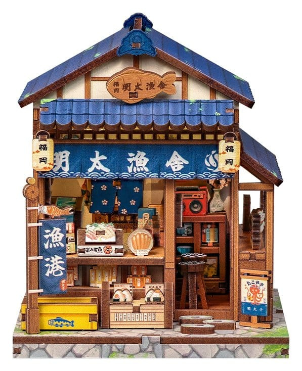Miniature House Model Kit Fukuoka Mentaiko Kitchen 11 x 9 cm 4