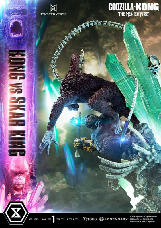 Godzilla x Kong: The New Empire Ultimate Diorama Masterline Series Statue Kong vs Skar King 104 cm 12