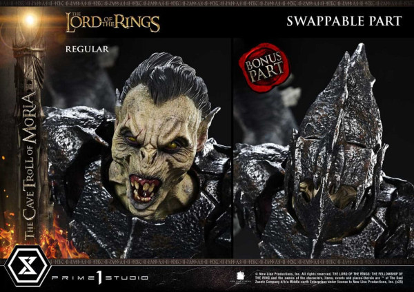 The Lord of the Rings Premium Masterline Series Statue 1/6 Cave Troll of Moria Bonus Version 91 cm 2